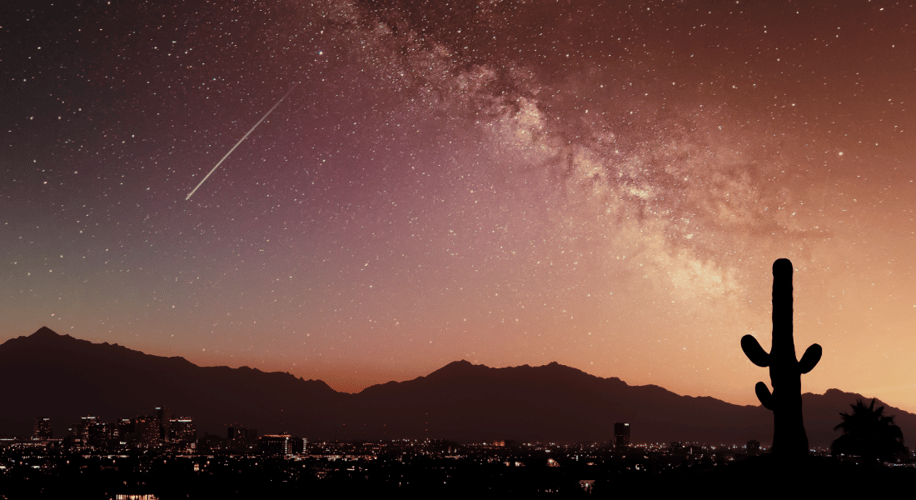 night sky over Tucson