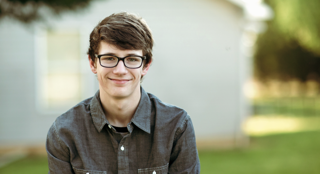 portrait shot of a young man