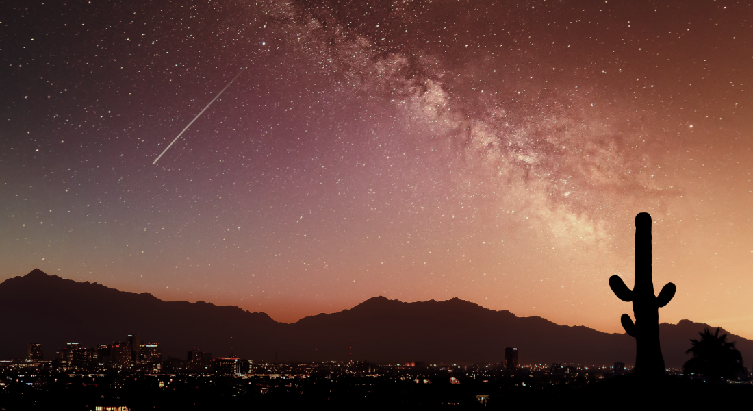 night sky over Tucson